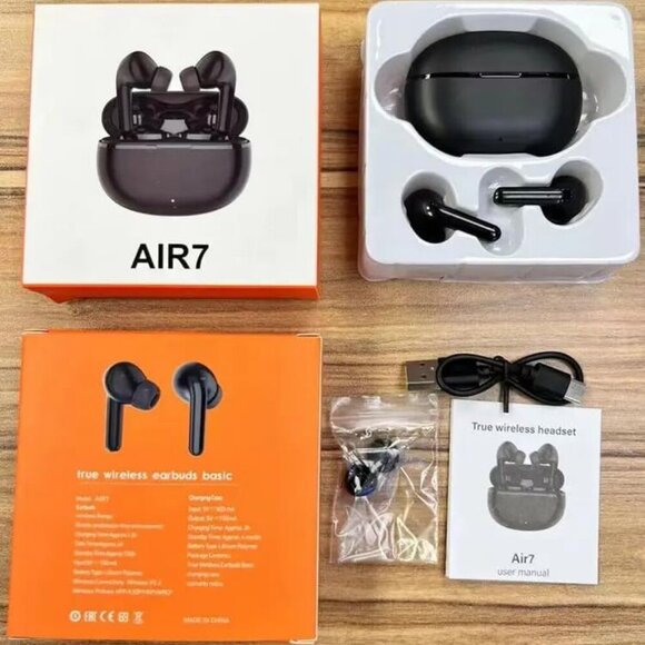 Air7 Mini TWS Bt 5.3 Earphones Wireless Noise Cancelling in Ear Headset NEW - Picture 2 of 9
